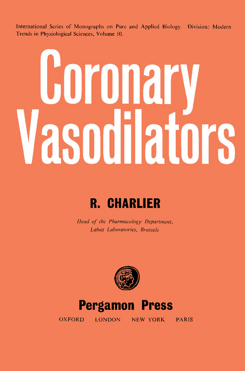 Coronary Vasodilators -  R. Charlier