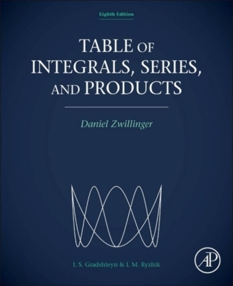 Table of Integrals, Series, and Products - 