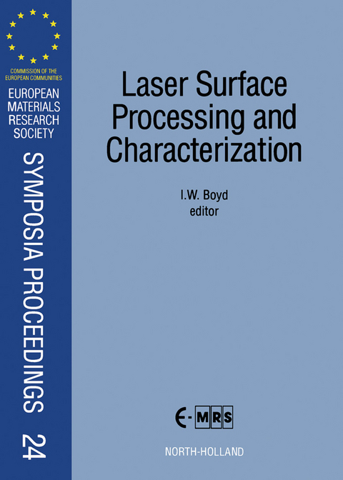 Laser Surface Processing and Characterization - 