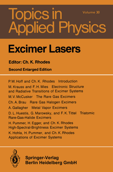 Excimer Lasers - 