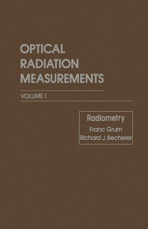 Radiometry -  Frank Grum