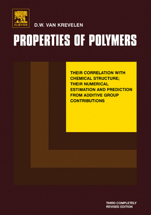 Properties of Polymers -  D.W. van Krevelen