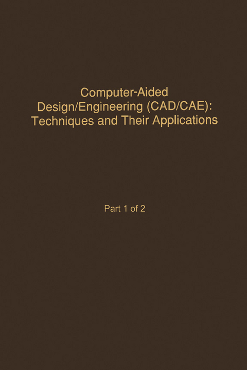 Control and Dynamic Systems V58: Computer-Aided Design/Engineering (Cad/Cae) Techniques And Their Applications Part 1 of 2 - 