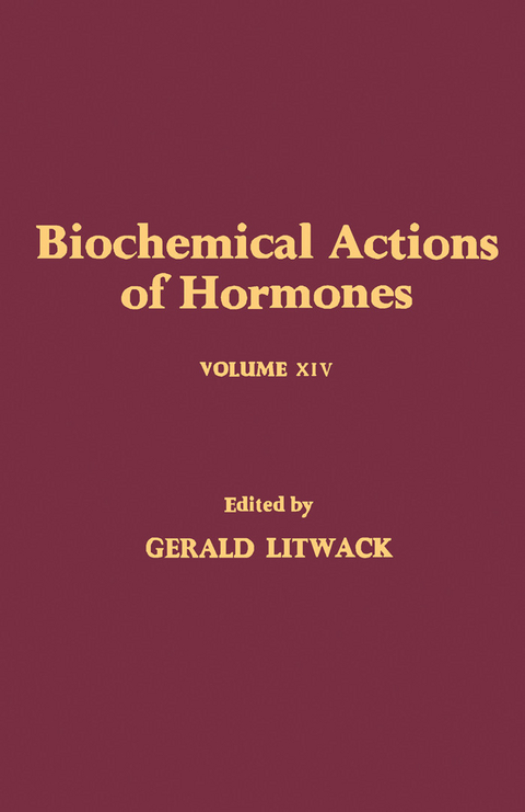 Biochemical Actions of Hormones V14 - 