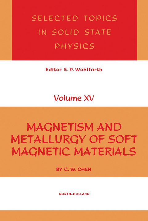 Magnetism And Metallurgy Of Soft Magnetic Materials -  C.W. Chem