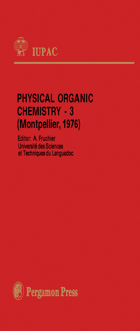 Physical Organic Chemistry - 3 - 