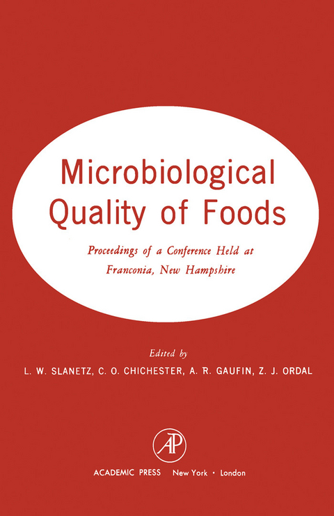 Microbiological Quality of Foods - 