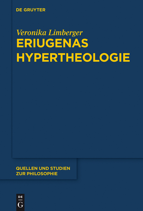 Eriugenas Hypertheologie -  Veronika Limberger
