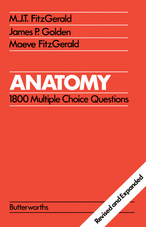 Anatomy -  M J T Fitzgerald,  Maeve Fitzgerald,  James P Golden