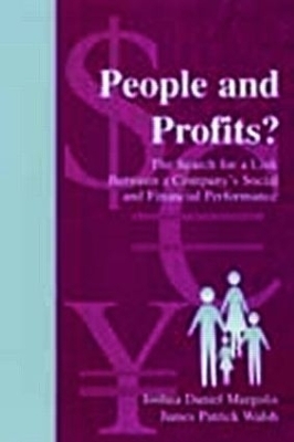 People and Profits? - Joshua Daniel Margolis, James P. Walsh