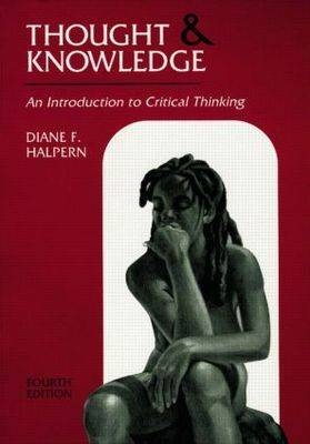 Thought and Knowledge - Diane F. Halpern