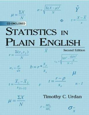 Statistics in Plain English, 2nd Edition - Timothy C. Urdan