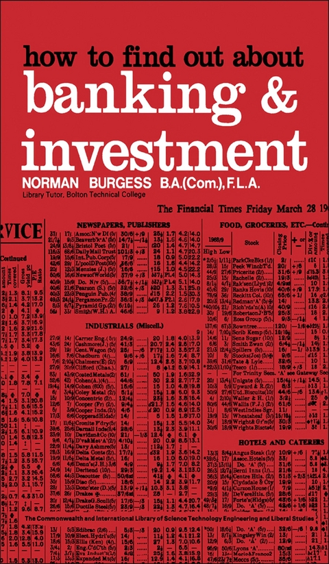 How to Find Out About Banking and Investment -  Norman Burgess