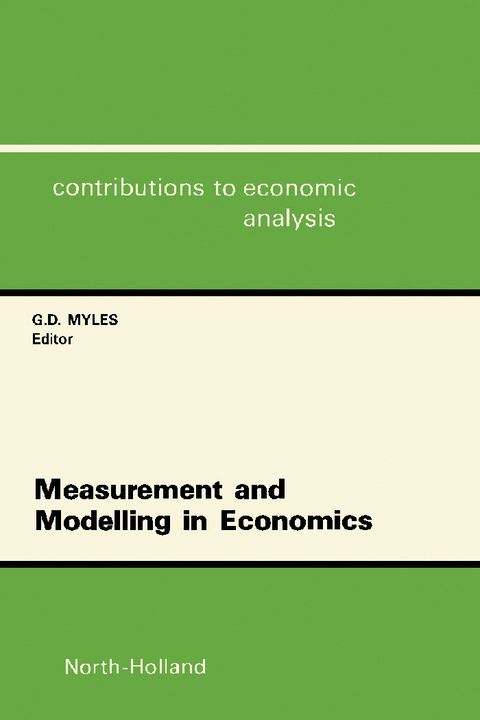 Measurement and Modelling in Economics - 