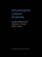 Amyotrophic Lateral Sclerosis - Hiroshi Mitsumoto, David A. Chad, Erik P. Pioro