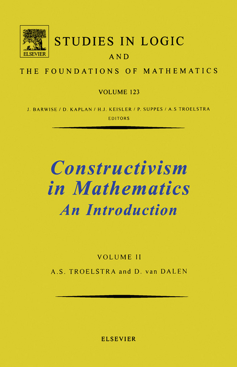 Constructivism in Mathematics, Vol 2 -  D. van Dalen,  A.S. Troelstra