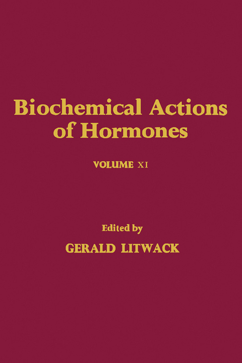 Biochemical Actions of Hormones V11 - 