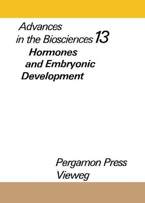 Hormones and Embryonic Development - 