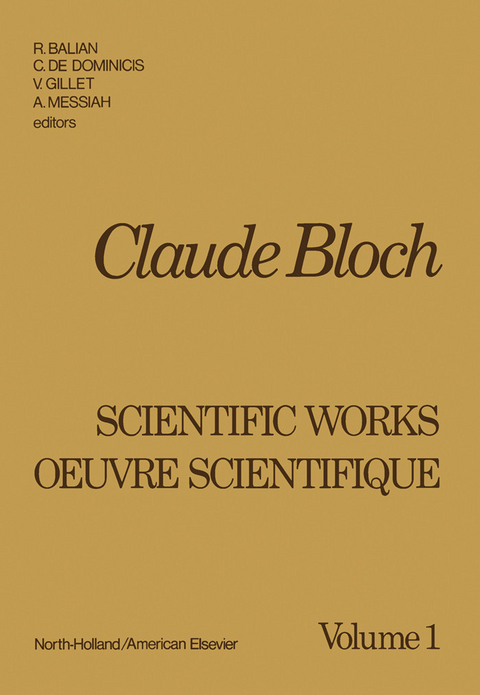 Claude Bloch - 