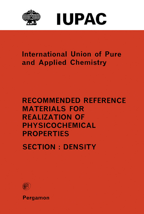 Recommended Reference Materials for Realization of Physicochemical Properties - 