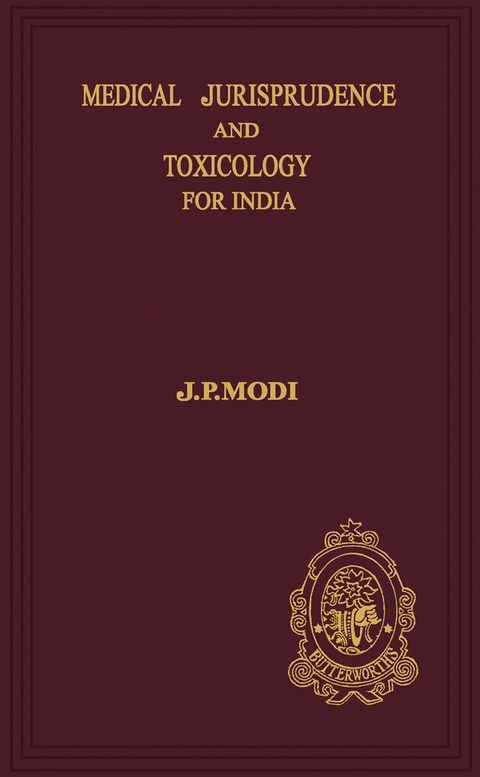 Text-Book of Medical Jurisprudence and Toxicology -  Rai Bahadur Jaising P. Modi