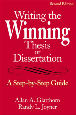 Writing the Winning Thesis or Dissertation - 