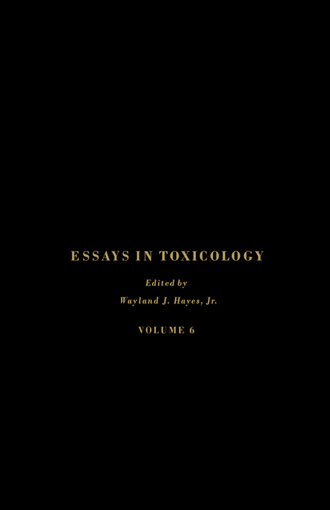 Essays in Toxicology - 