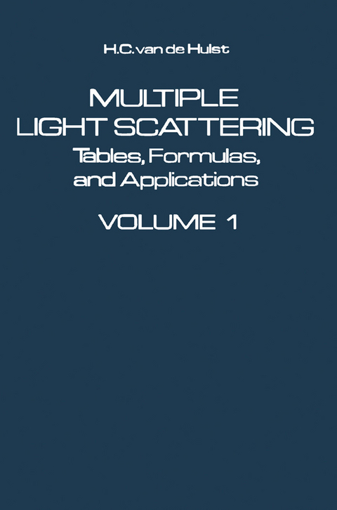 Multiple Light Scattering -  H Van de Hulst