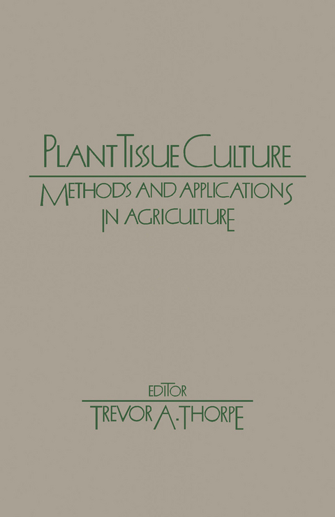 Plant Tissue Culture -  Bozzano G Luisa