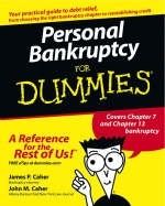 Personal Bankruptcy for Dummies - James P. Caher, John M. Caher