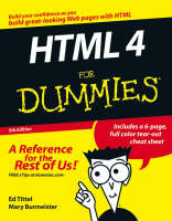 HTML 4 For Dummies - Ed Tittel, Mary Burmeister
