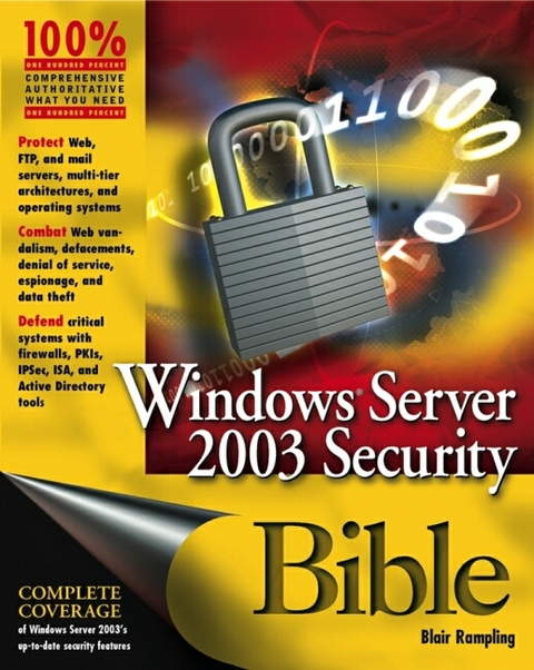 Windows Server 2003 Security Bible - Blair Rampling
