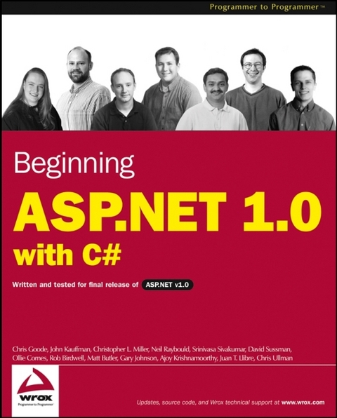 Beginning ASP.NET 1.0 with C# - Chris Goode,  etc.