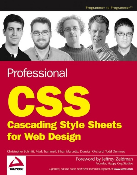 Professional CSS - Christopher Schmitt, Mark Trammell, Ethan Marcotte, Dunstan Orchard, Todd Dominey