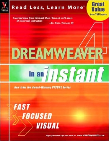 Dreamweaver 4 in an Instant - Mike Toot