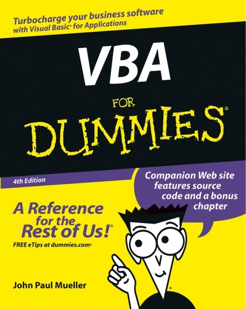 VBA For Dummies - John Paul Mueller, Steve Cummings