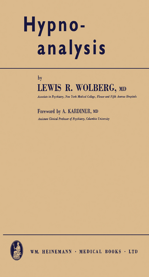 Hypnoanalysis -  Lewis R. Wolberg
