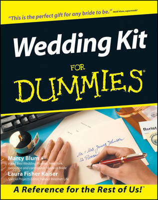Wedding Kit for Dummies - Marcy Blum