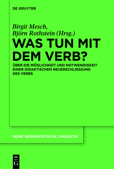 Was tun mit dem Verb? - 