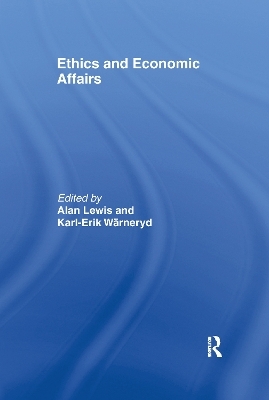 Ethics and Economic Affairs - 