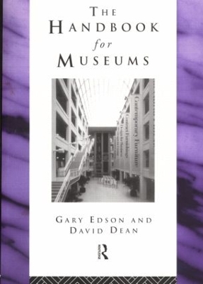 Handbook for Museums - David Dean, Gary Edson