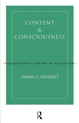 Content and Consciousness - Daniel C. Dennett