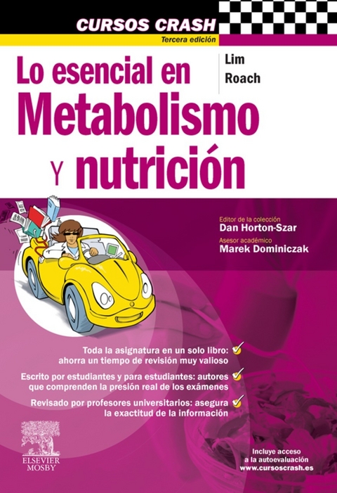 Lo esencial en metabolismo y nutrición + Cursos Crash (web) -  Roach LIM