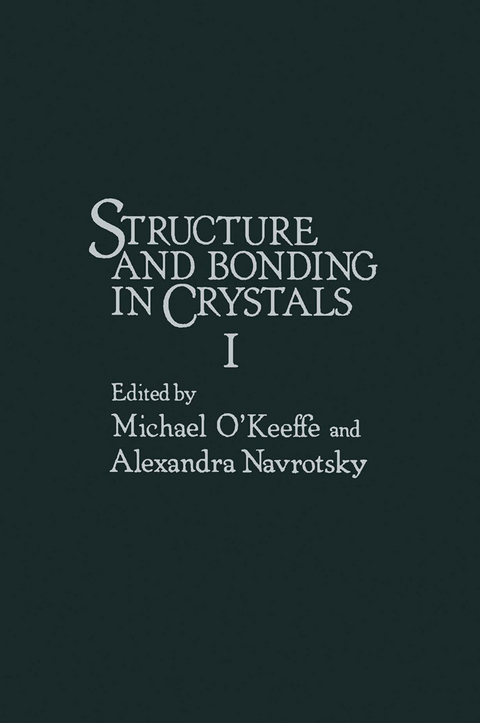 Structure and Bonding in crystals - 