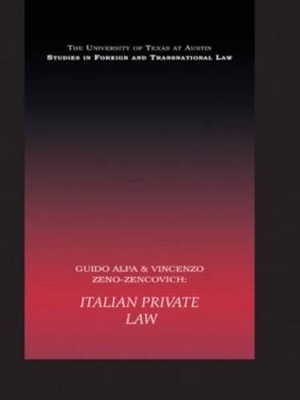 Italian Private Law - Guido Alpa, Vincenzo Zeno-Zencovich