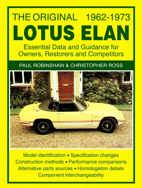 Original Lotus Elan 1962 -73 -  Paul Robinshaw,  Christopher Ross