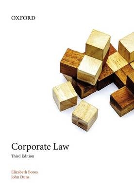 Corporate Law - Elizabeth Boros, John Duns