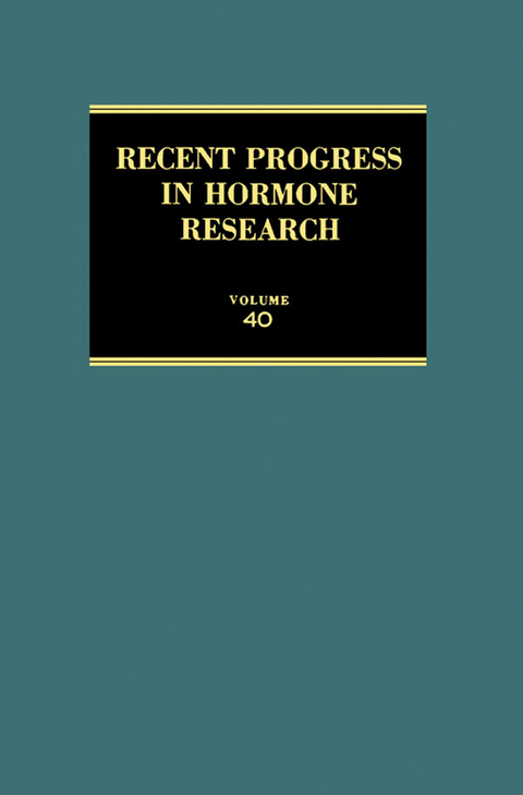 Recent Progress in Hormone Research - 