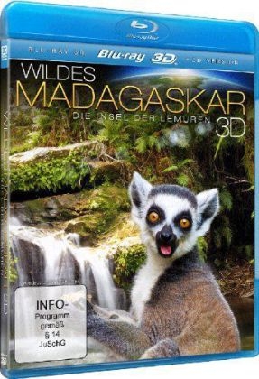 Wildes Madagaskar - Die Insel der Lemuren 3D, 1 Blu-ray