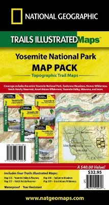 Yosemite National Park, Map Pack Bundle - National Geographic Maps